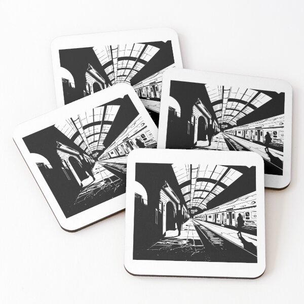 Item preview, Subway Train Metro Transit Urban Commute Station Railway designed and sold by inkoutninja.