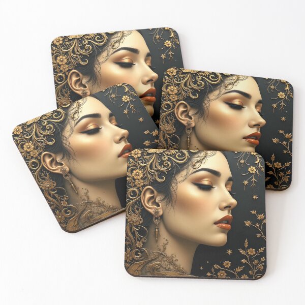 Item preview, Opulent Golden Bloom designed and sold by ShadowAndSlate.