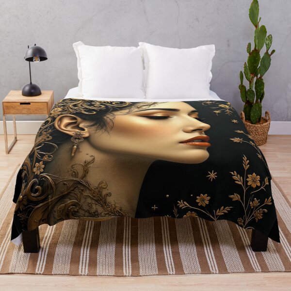Item preview, Opulent Golden Bloom designed and sold by ShadowAndSlate.