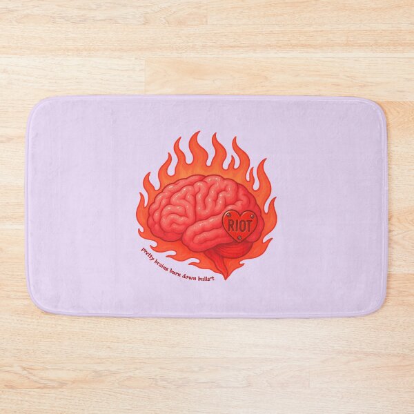 Item preview, Pretty Brains Burn Down Bullsh*t designed and sold by House of Sizzles.