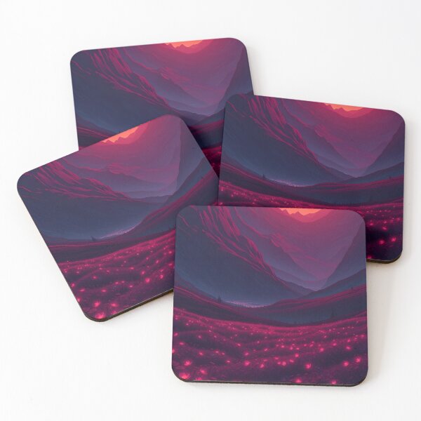 Item preview, Golden Hour AI Landscape | Sunset-Inspired AI Generated Wall Art designed and sold by typoinspired.