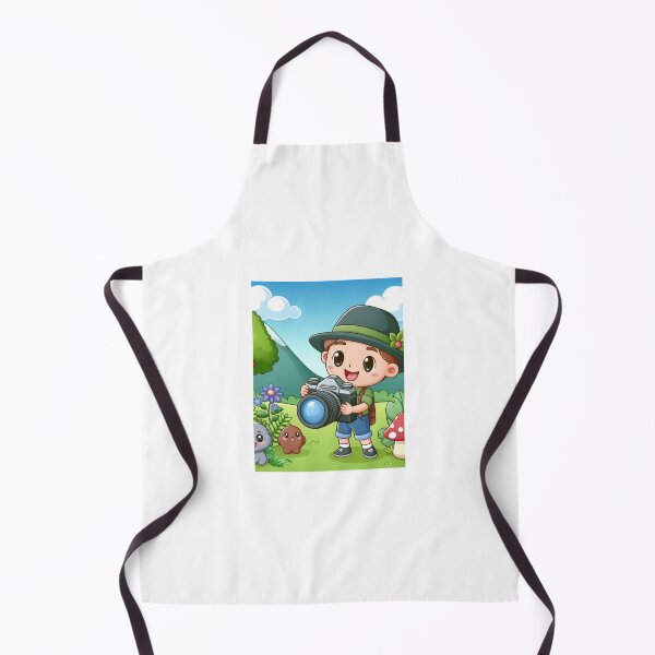 Item preview, Nature Clicks – Cute Cartoon Photographer Exploring the Outdoors designed and sold by ashokreddy343.