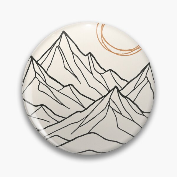 Item preview, Mountain sketch designed and sold by Wandertrace.