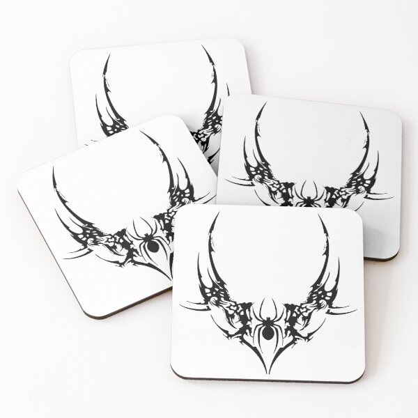 Item preview, Black Goth Spider Graphic Tribal designed and sold by Dem0r.
