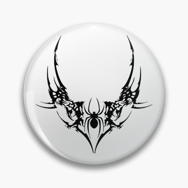 Item preview, Black Goth Spider Graphic Tribal designed and sold by Dem0r.
