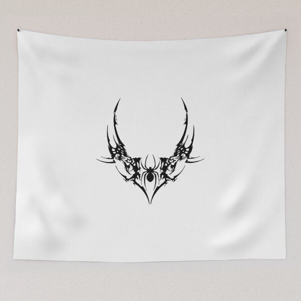 Item preview, Black Goth Spider Graphic Tribal designed and sold by Dem0r.