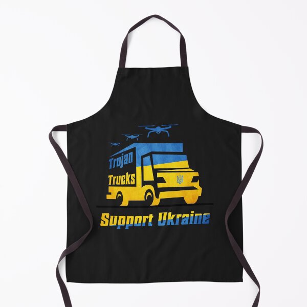Item preview, Trojan Trucks Support Ukraine Operation Spider Web Military Print designed and sold by cabana.space.