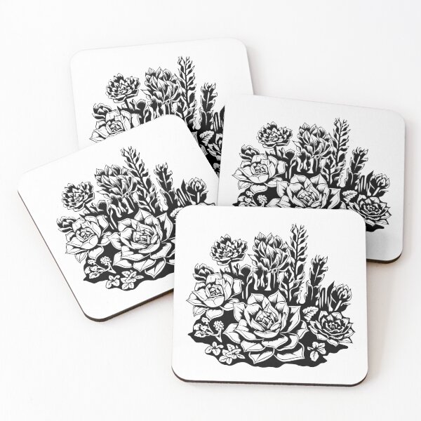 Item preview, Succulents Desert Plants Species Cactus Houseplant Decor designed and sold by inkoutninja.