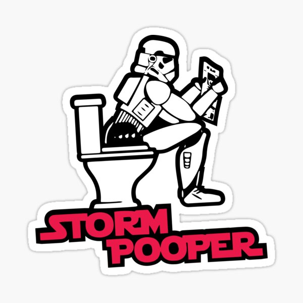 Item preview, Aguafiestas – Humor de Star Wars (Blanco, Transparente) designed and sold by PeterPossArt.