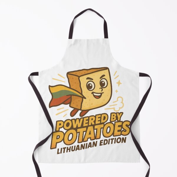 Item preview, Powered by Potatoes – Lithuanian Food Hero designed and sold by Globalcitytees.