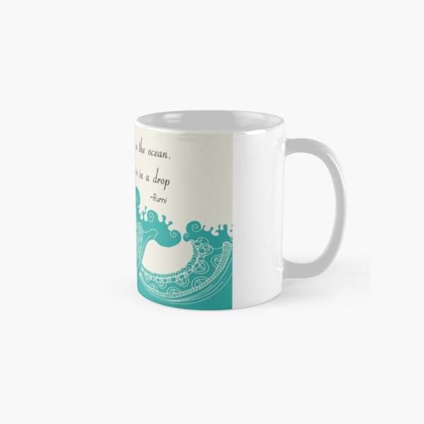 Artikel-Vorschau von Rumi Ocean Drop Zitat, designt und verkauft von DesignsbyAngela.