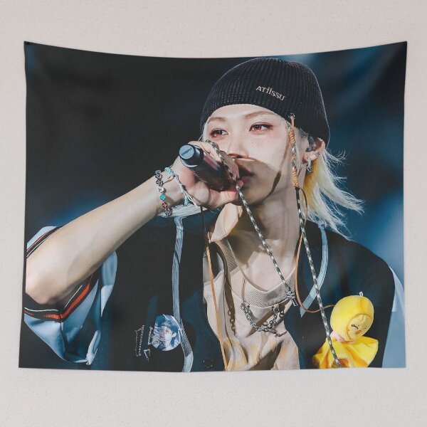 Item preview, Felix stray Kids Ethereal summer vibes boyfriend material SKZ skzoo kpop sunshine yongbok vampire eyes cute poster designed and sold by Kpop-Noona.