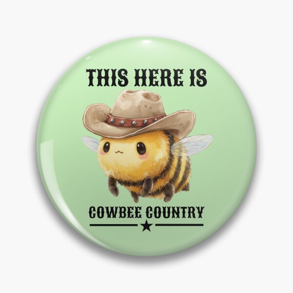 Item preview, Cowbee Country Funny Western Bee Pun designed and sold by RockFireMerch.