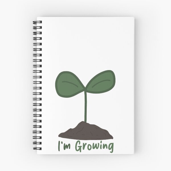 Item preview, Plant with "im growing" text designed and sold by Silly-Stuffs.