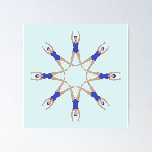 Item preview, Synchronized swimmers II designed and sold by MarleinWinter.