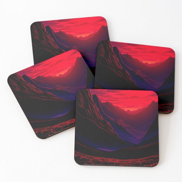 Item preview, Ethereal  Landscape | Sunset-Inspired AI Generated Wall Art designed and sold by typoinspired.