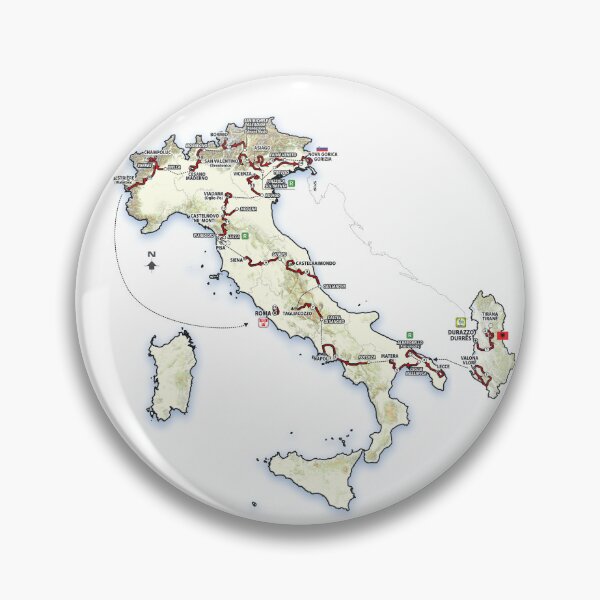Item preview, Giro D'italia 2025 climbs designed and sold by ZER042.