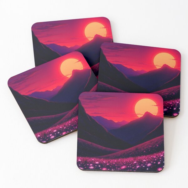 Item preview, Ethereal  Landscape | Sunset-Inspired AI Generated Wall Art designed and sold by typoinspired.