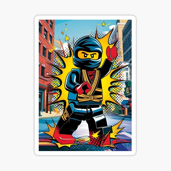 Artikel-Vorschau von Urban Assault Ninja Brick Minifigur, designt und verkauft von Playporium.