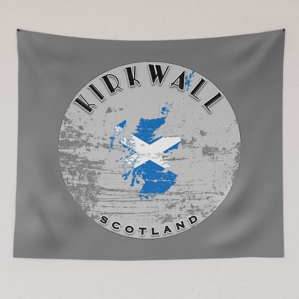 Item preview, Kirkwall Scotland Flag Worn  designed and sold by World Designs.