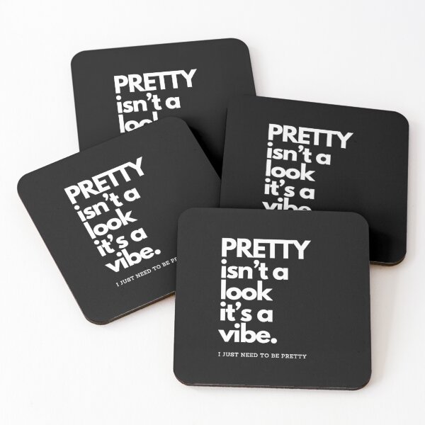 Item preview, LaMaisonOfMY I Just Need to Be Pretty COLLECTION No.1 WHITE TEXT designed and sold by LaMaisonOfMY.