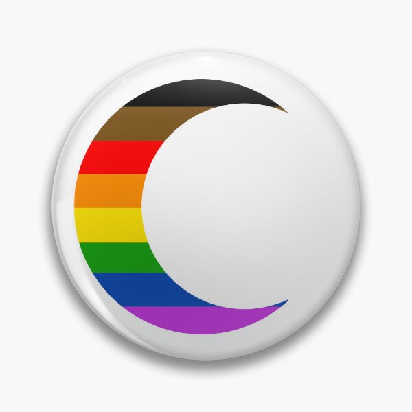 Artikelvorschau, Inklusiver Regenbogen-Halbmond | LGBTQ+ Pride Minimalistisches Design entworfen und verkauft von dickensign.