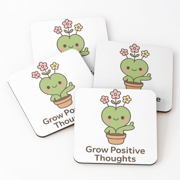 Item preview, Grow Positive Thoughts — Kawaii Sapling designed and sold by k3rstman1.