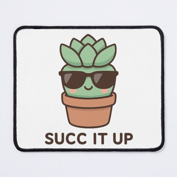 Item preview, Succ It Up — Cool Kawaii Succulent designed and sold by k3rstman1.