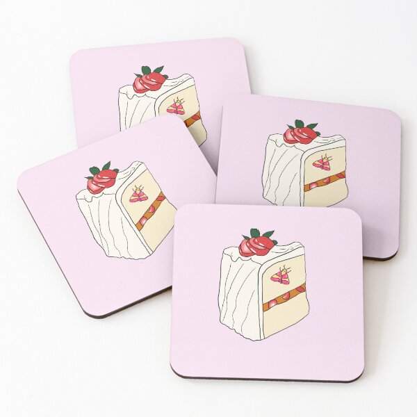 Item preview, Elton the Rosy Maple Moth - Vanilla Bean Cake designed and sold by Pretty-Sounds.