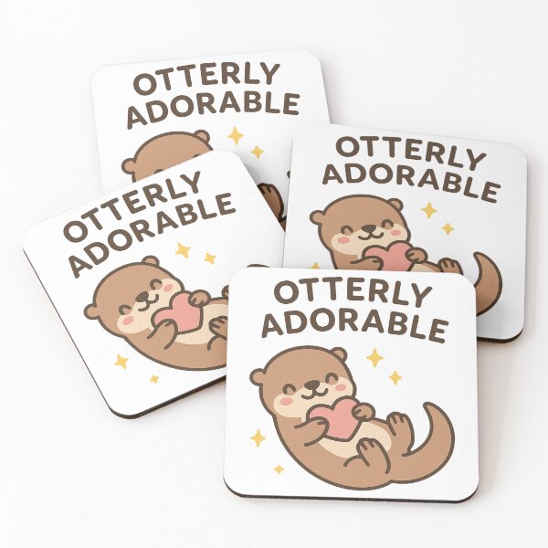 Item preview, Otterly Adorable — Kawaii Floating Otter designed and sold by k3rstman1.
