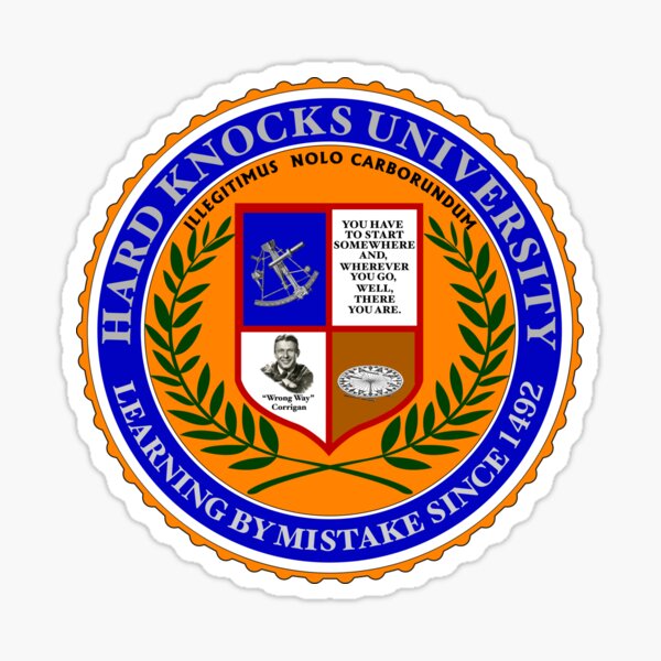 Hard Knocks University Sticker
