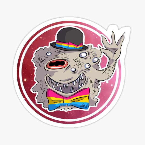 Pansexuelles Pancakemonster Sticker