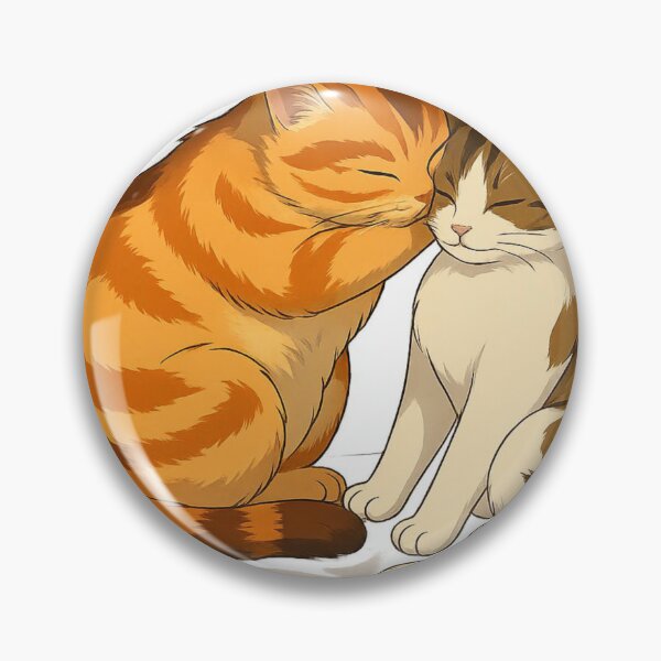 Item preview, Paws of Love – Cute Hugging Cats Anime Art designed and sold by goodcrystals.