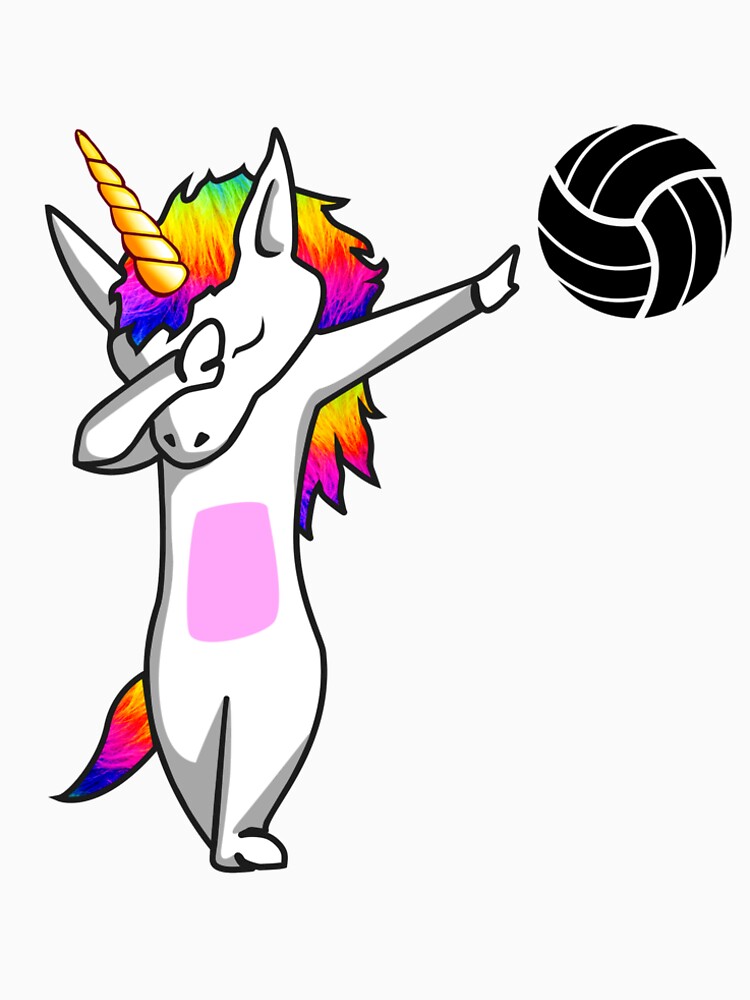 Download " Volleyball Dabbing Unicorn Funny Dab Dance Sports Gift ...