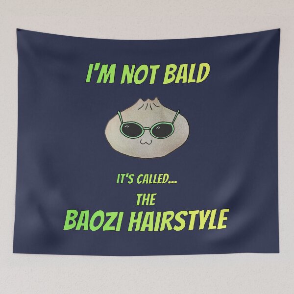 Item preview, The Baozi Hairstyle – Not Bald, Just Bold designed and sold by KawaiiNugs.