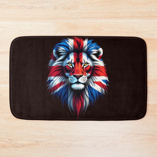Item preview, Union Jack Flag Union Flag Patriotic UK Flag Lion Face Design designed and sold by adsman68.