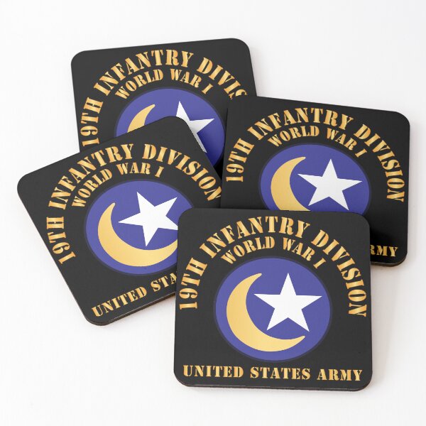 Item preview, Army - SSI - 19th Infantry Division  - WWI - US Army - Moonstar X 300 designed and sold by Military Insignia Products.