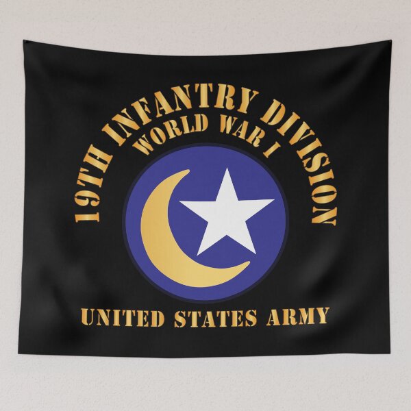 Item preview, Army - SSI - 19th Infantry Division  - WWI - US Army - Moonstar X 300 designed and sold by Military Insignia Products.