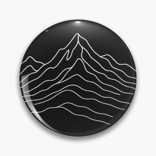 Item preview, Black & white Mountain Line Art designed and sold by Wandertrace.