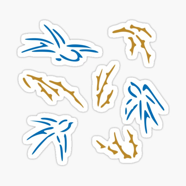 Item preview, Swallows and branches - Japanese vintage design designed and sold by Japan Design Prints.