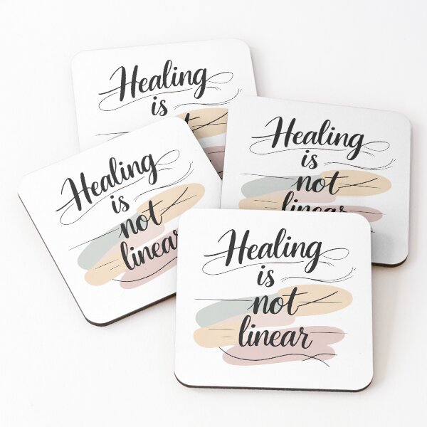 Item preview, Healing is Not Linear – Emotional Growth Quote Shirt designed and sold by Just You Tee | Say It Loud, Wear It Proud.