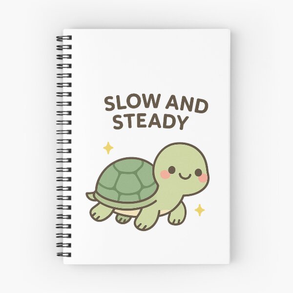Item preview, Slow and Steady — Kawaii Turtle designed and sold by k3rstman1.