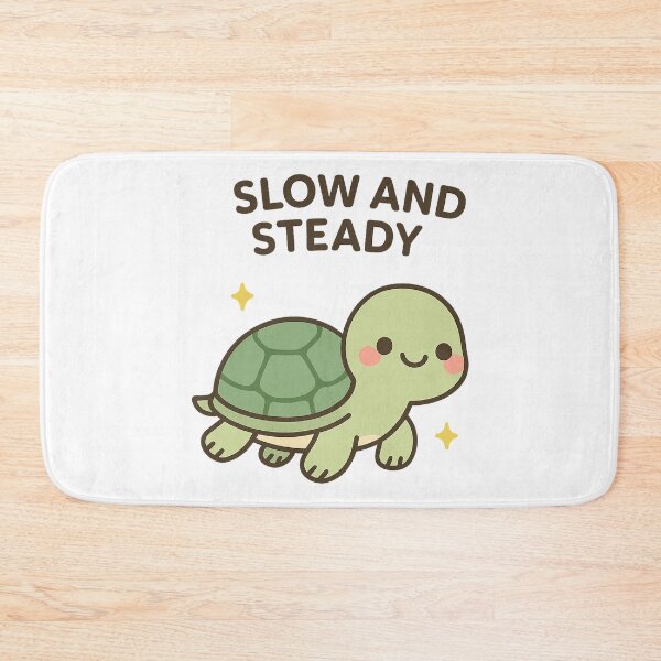 Item preview, Slow and Steady — Kawaii Turtle designed and sold by k3rstman1.