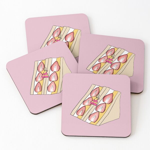 Item preview, Elton the Rosy Maple Moth - Strawberries and Cream Sandwich designed and sold by Pretty-Sounds.