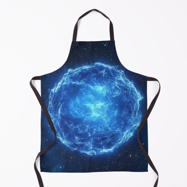 Item preview, A glowing blue spherical nebula in space. designed and sold by FluffyGallery.
