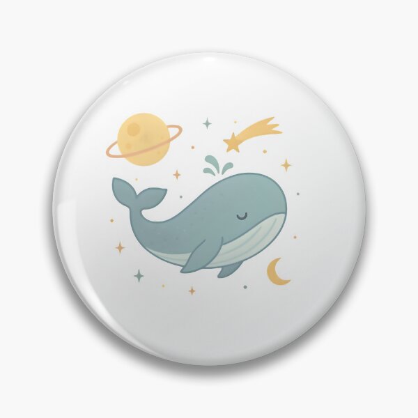 Item preview, Cosmic Whale – Gentle Giant Gliding Through the Cosmos designed and sold by SheepyDaily.