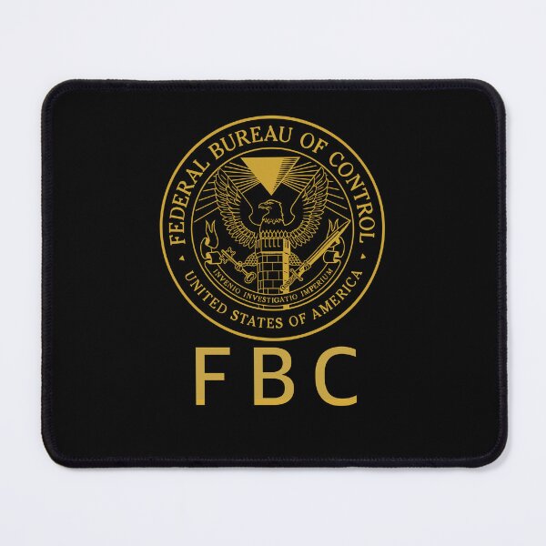 Item preview, Federal Bureau of Control sigil (back) designed and sold by Deepwood.