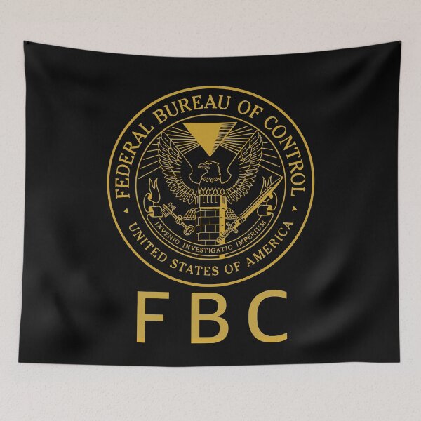 Item preview, Federal Bureau of Control sigil (back) designed and sold by Deepwood.