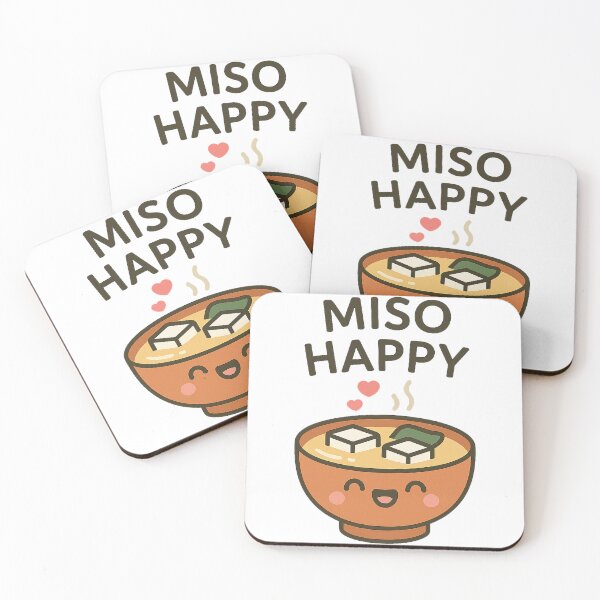 Item preview, Miso Happy — Kawaii Miso Soup designed and sold by k3rstman1.
