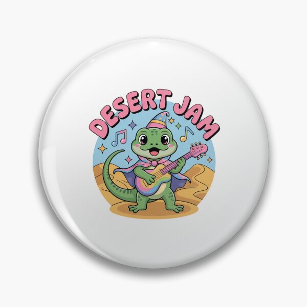 Item preview, Desert Jam Lizard Playing Keytar designed and sold by MagicWander.